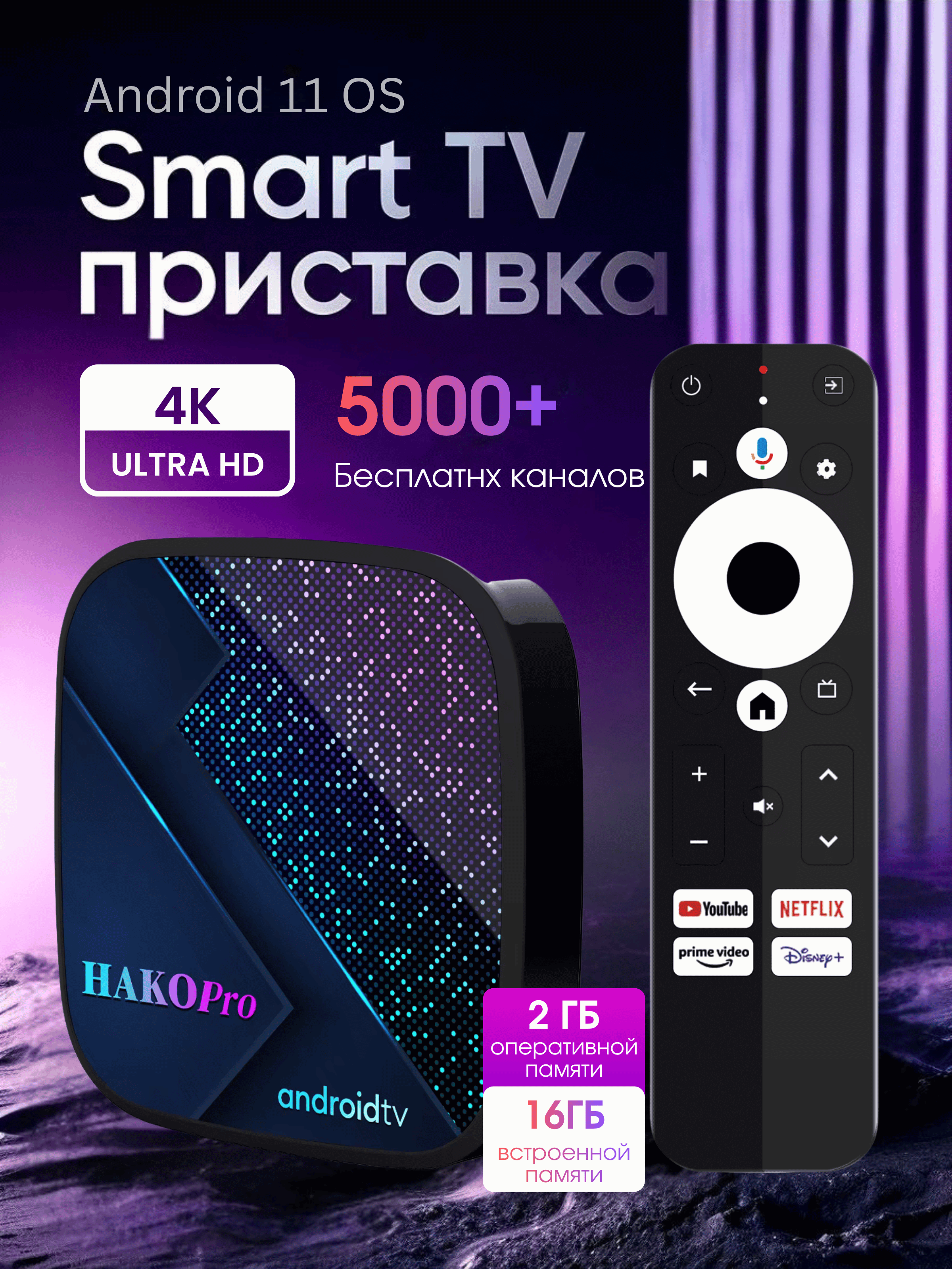 Приставка для телевиозора смарт ТВ S905-Y4