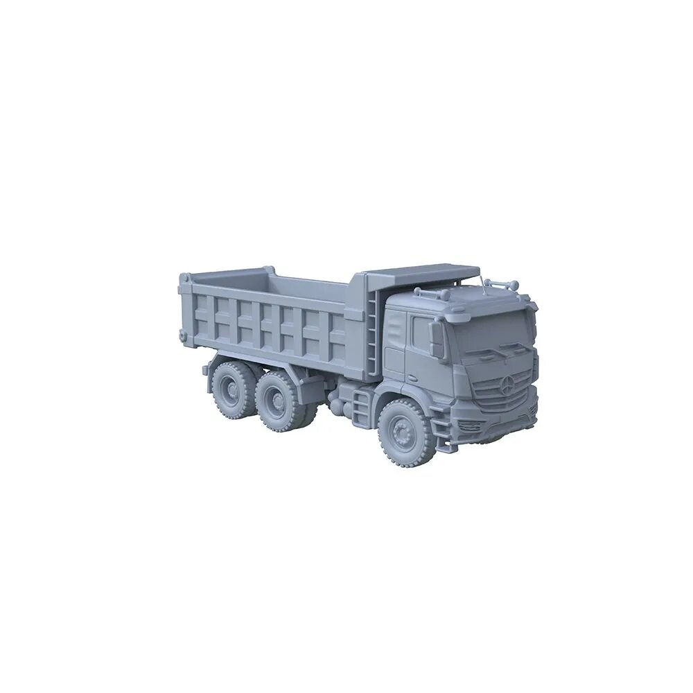 Сборная модель 1/700: 3D-печать самосвала, DIY декор для строительных макетных сцен