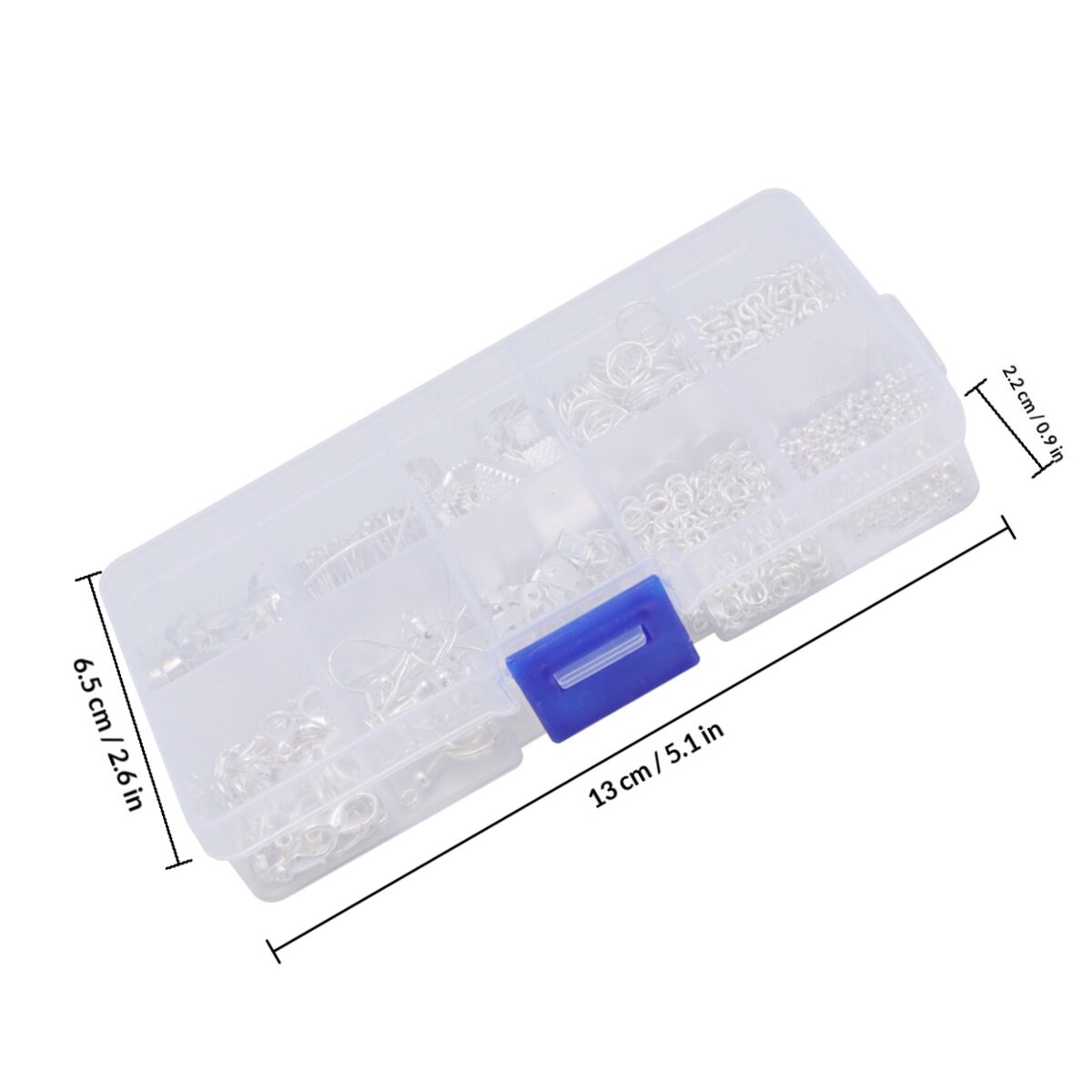 Набор Для Создания Ювелирных Изделий 1 Set Серебристый 13.00X6.50X2.20Cm