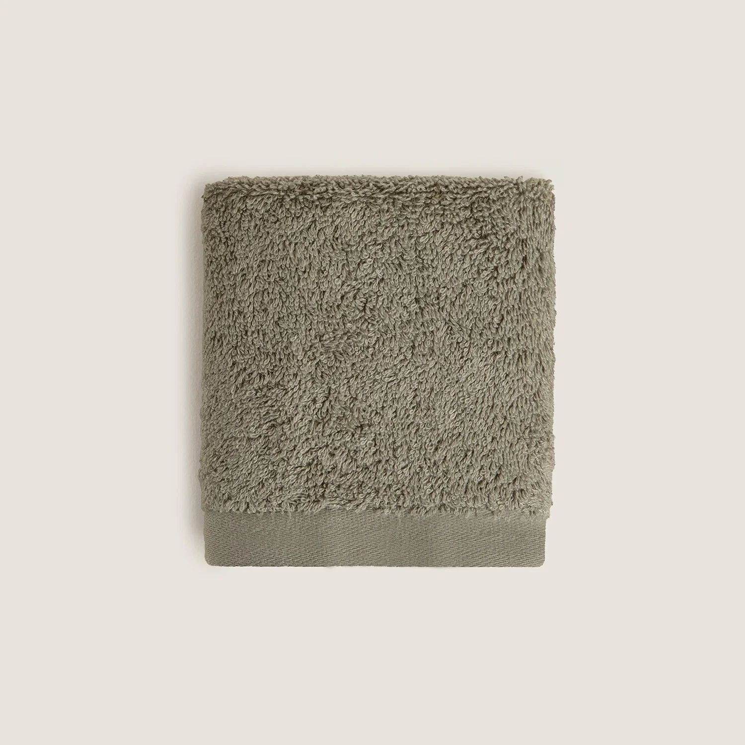 Chakra Полотенце для лица, рук 33x33 см, бамбук, бязь, оливковый, 1 шт