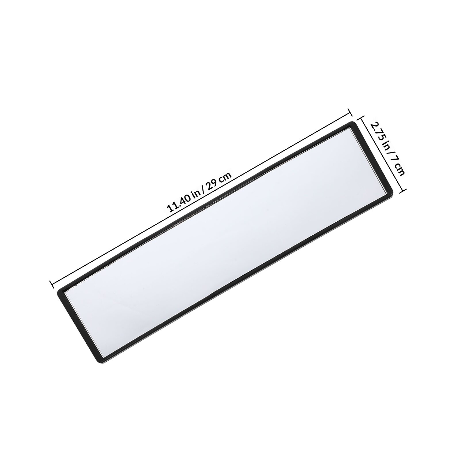 Зеркало Rear View Для Авто С Улучшенной Видимостью Чёрное 29.00X7.00X2.50Cm