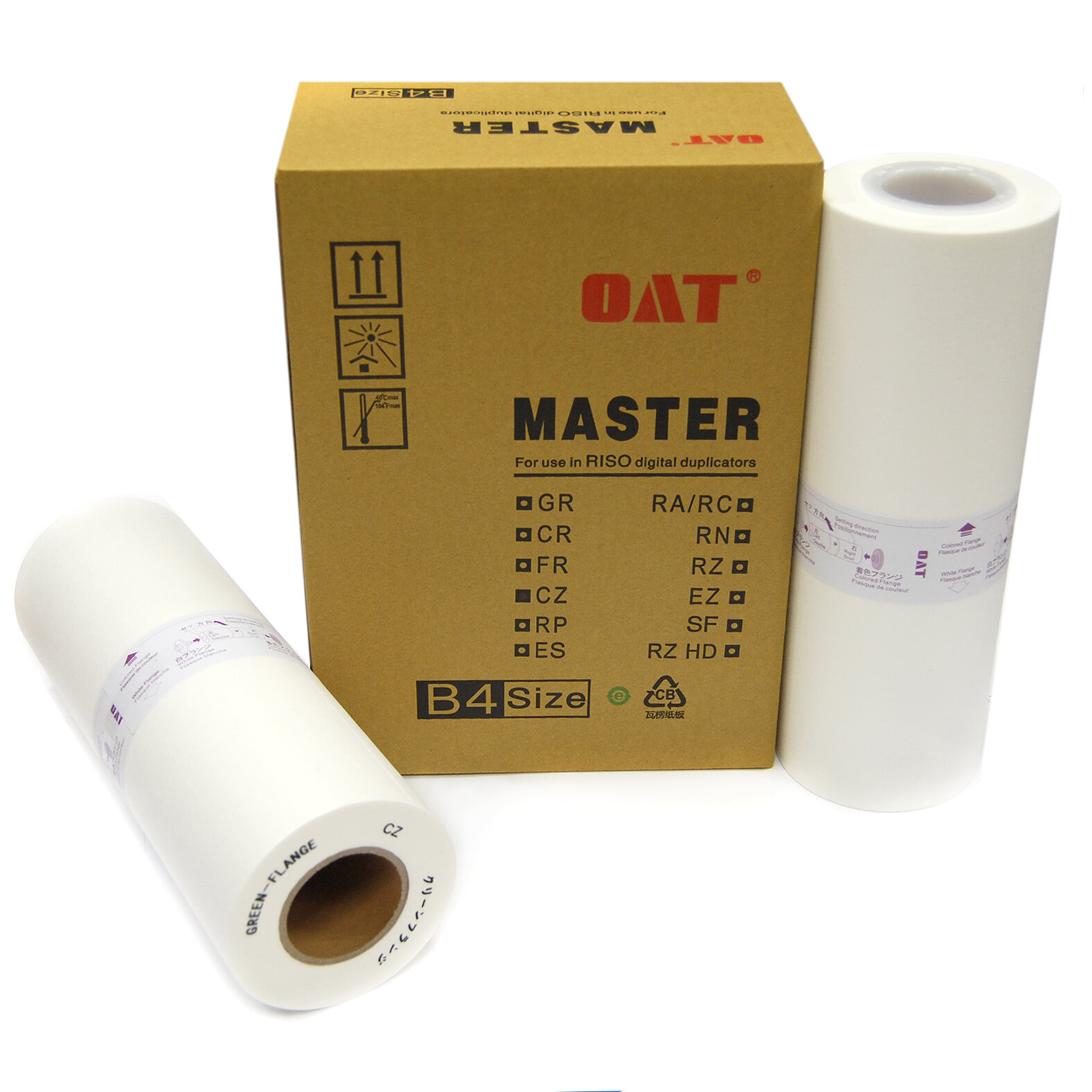 Мастер-плёнка OAT для ризографа RISO CV 1860 CZ180, с чипом, 1 рулон (Китай) (S-4876)