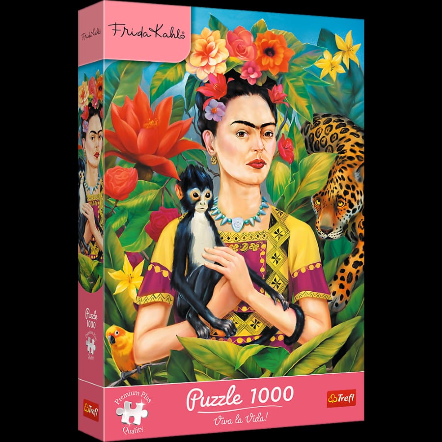 Пазл Trefl Premium Plus Frida Kahlo Портрет в джунглях, 1000 элементов