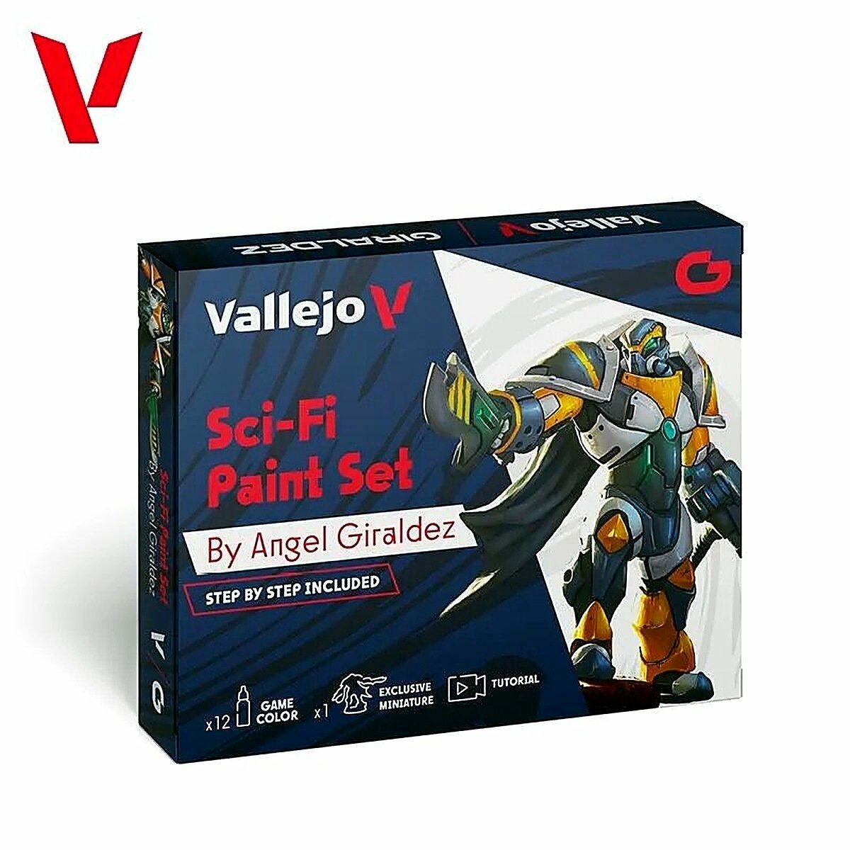 Краски акриловые для моделирования Vallejo серии Model Color Set - Sci-Fi Paint Set by Angel Giraldez 72313