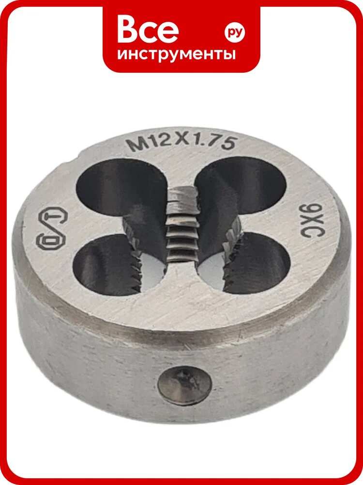 Плашка от М12x1,75 (Ф38) 9ХС 6g 00-00000533