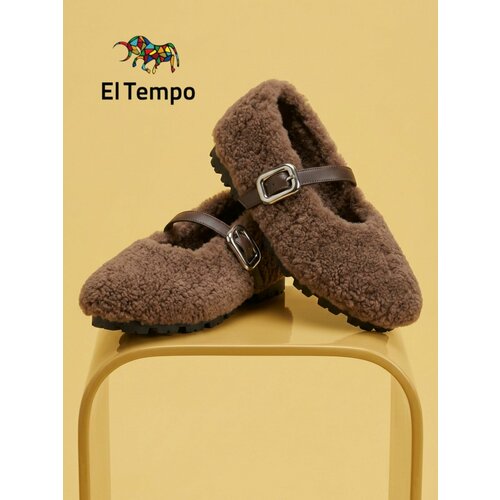 фото Туфли el tempo, размер 37, коричневый