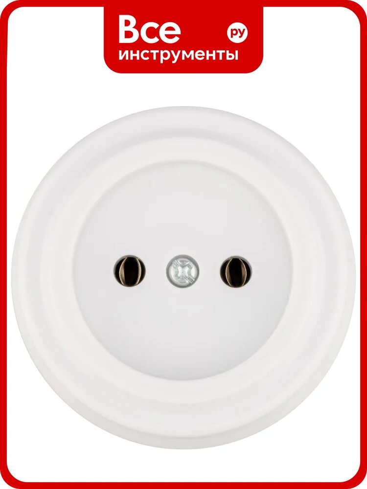 Розетка TDM ELECTRIC 2П 10А 250В белая «Виви» SQ1820-1011