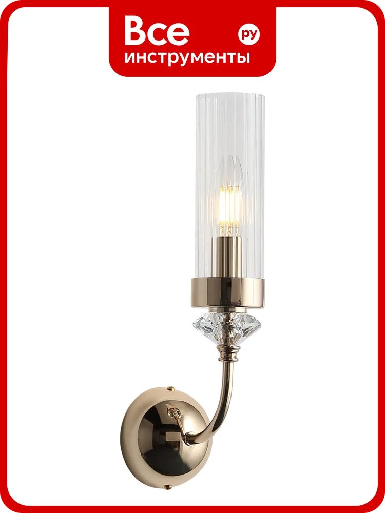 Светильник настенный ST Luce Золото/прозрачный E14*1 40W SL1402.201.01