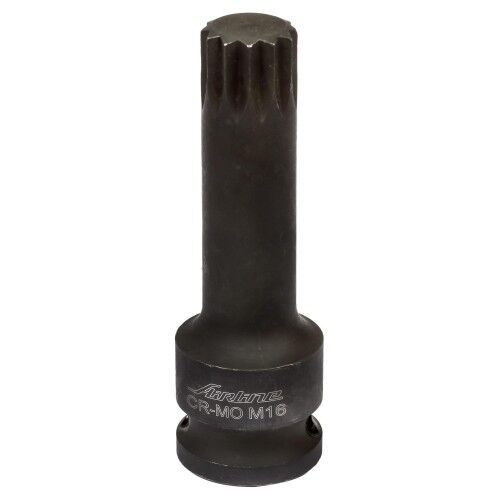 Головка ударная торцевая 1/2 DR внешний SPLINE M16 (ATAS038)