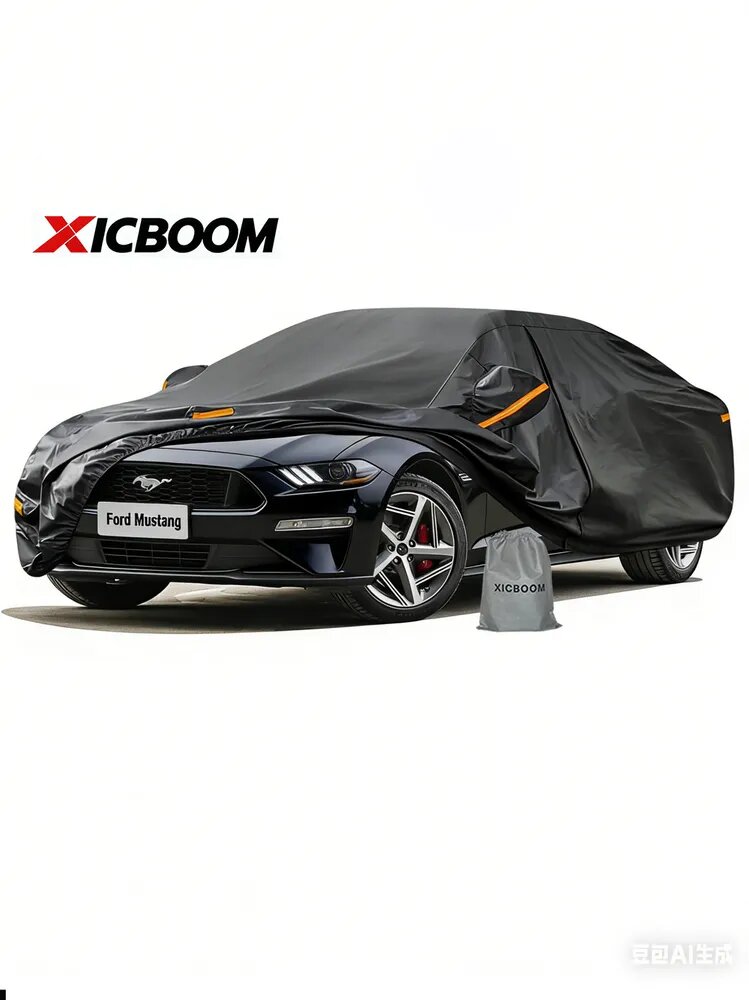 XICBOOM Чехол на автомобиль Ford Mustang, Нетканое полотно, Хлопок, 1 шт.
