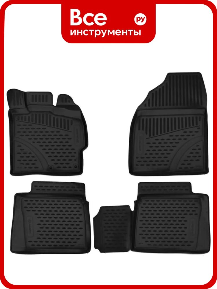 Коврики в салон Element Toyota Prius 30, 2009-2015, правый руль, 3D, 4 шт. ЕLEMENT3D48134210