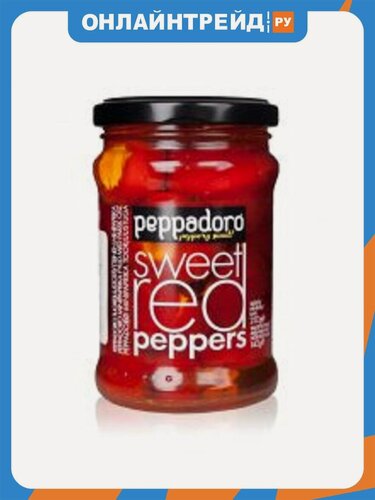 Изображение товара Перец красный Royal Mediterranean сладкий фаршированный сыром peppedoro 250 г
