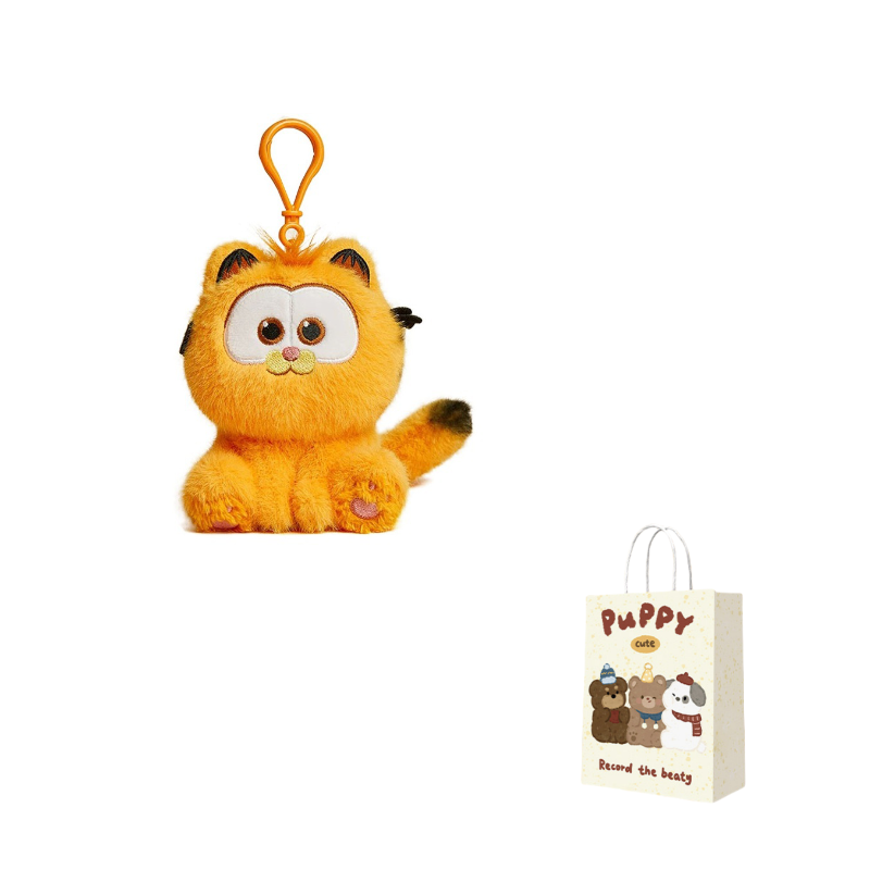 Плюшевая подвеска унисекс HUHUXIONG Garfield, Sitting Posture Garfield[Nude Version], 10CM EU