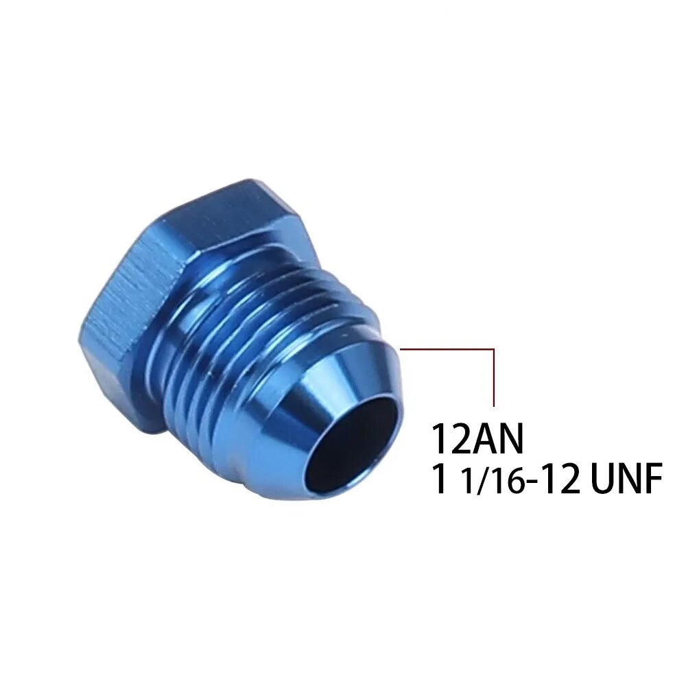 Заглушка фитинга 12AN, 1 1/16-12 UNF, TF-AN12-ONE