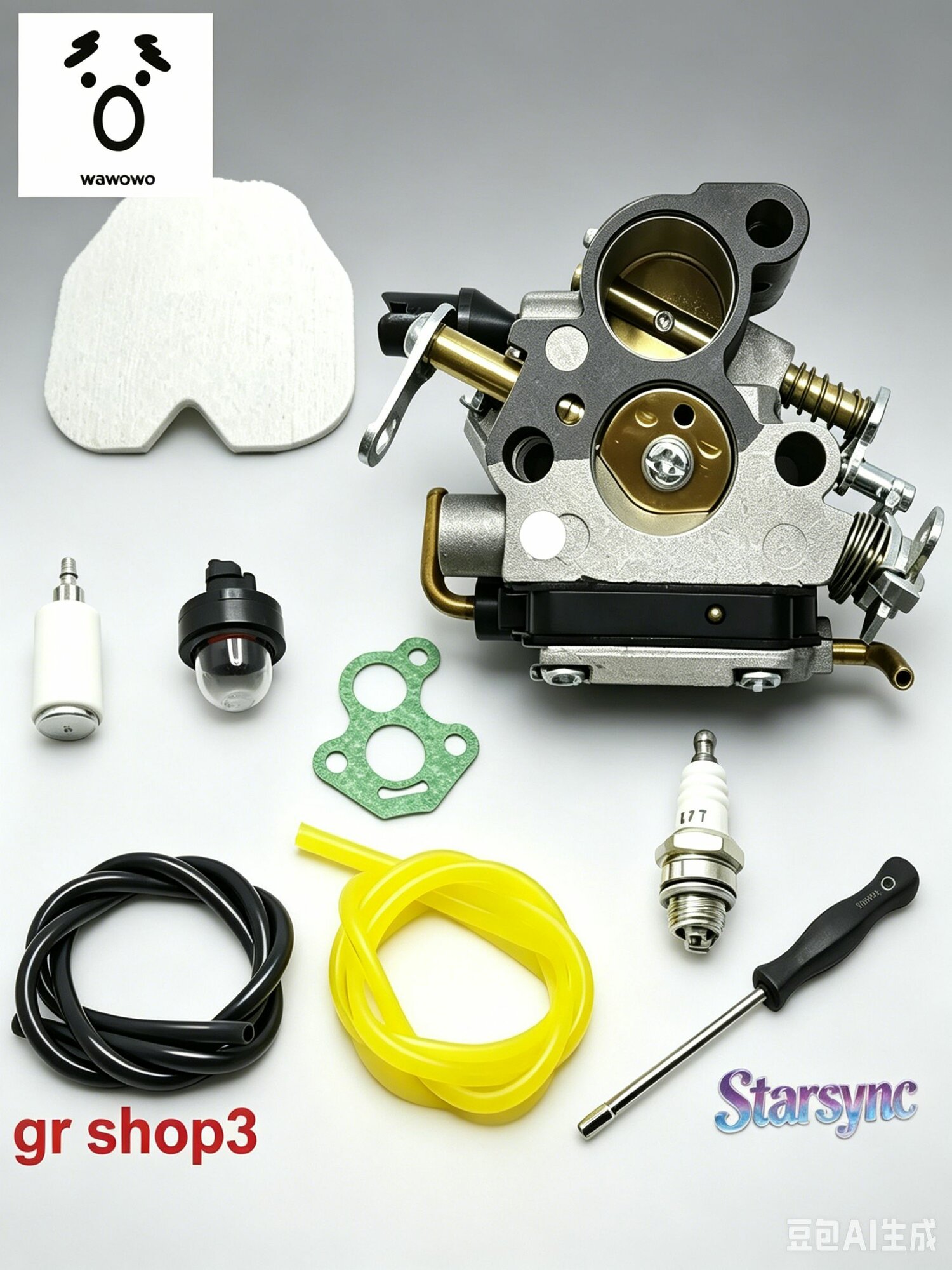Карбюратор для бензопилы Husqvarna 235 235E 240 240E 236E с фильтром, замена 586936202 545072601