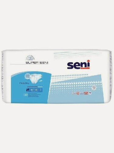 Изображение товара SENI SUPER подгузники Д/ВЗР SMALL N30 — Подгузники для взрослых одноразовые - 30 шт в уп.