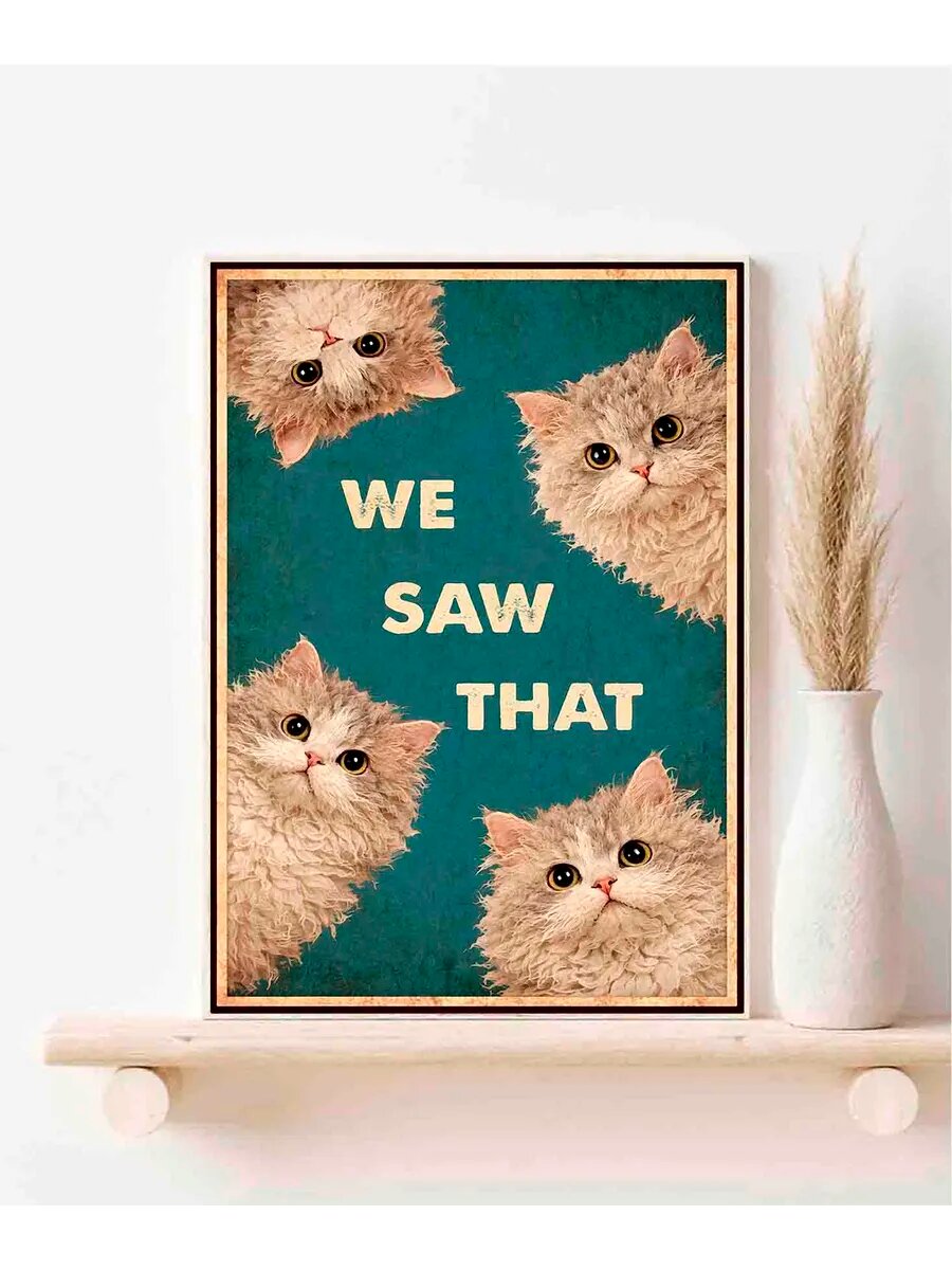 Селкирк-рекс, We Saw That, Плакат 30x42см