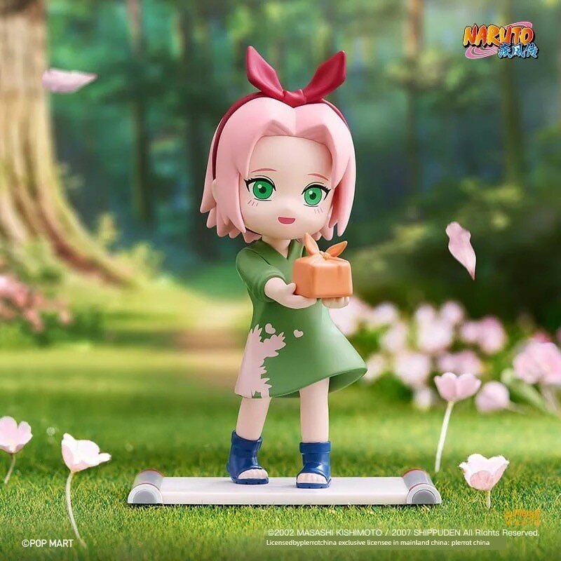 Pop Mart Naruto Shippuden Childhood Series Blind Box Figure Sakura Haruno Loose Unboxed Bag Sealed 1Pcs