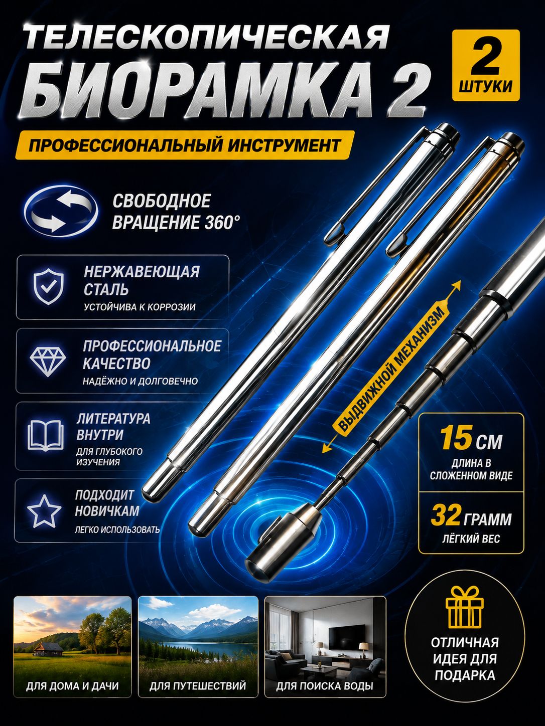 Рамка Биолокационная