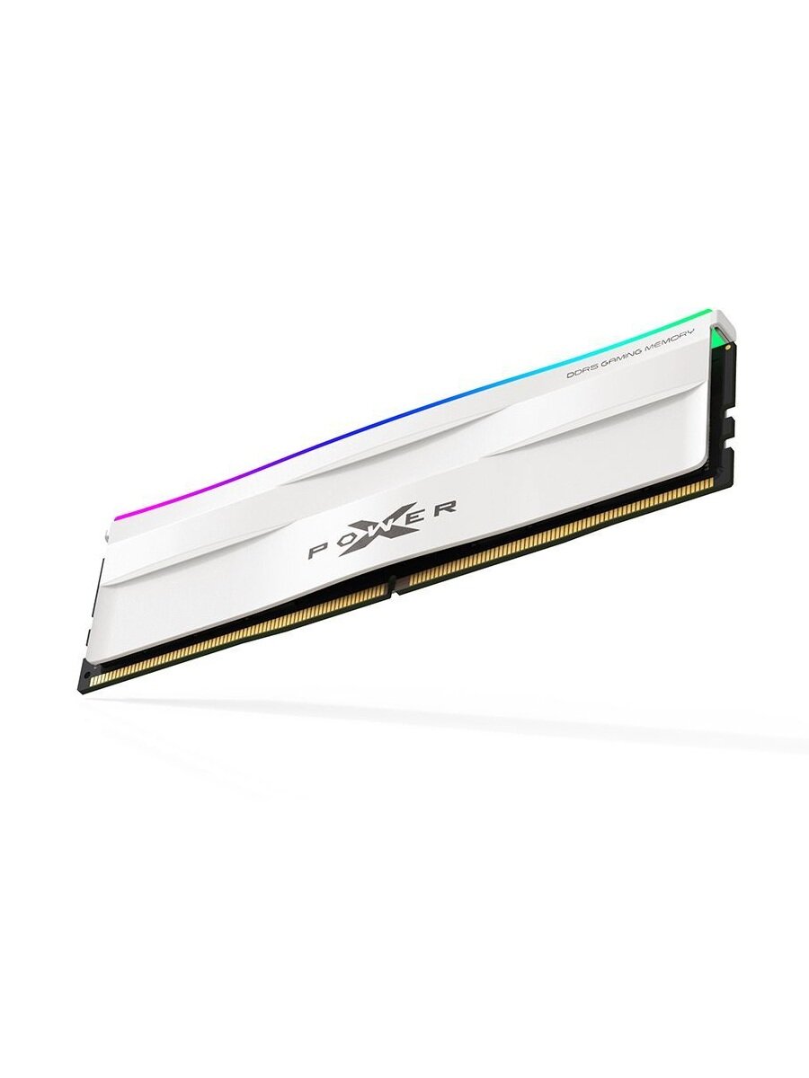 Модуль памяти SILICON POWER DDR5-6000 16GB C36, OC-UDIMM, w/HS-W (SP016GXLWU60FFSG) белый