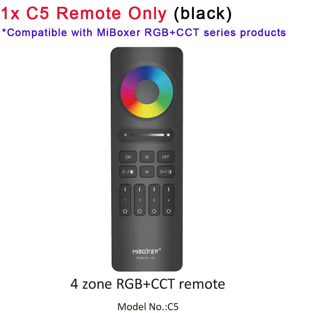 RGB контроллер MiLight C5 Remote Black