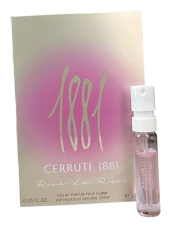 Парфюмерная вода Cerruti 1881 Reve De Roses пробник 1.5 / Черутти 1881 Реве Де Роузес миниатюра / Сэмпл
