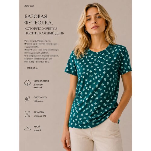 фото Футболка tom tailor, размер l, розовый