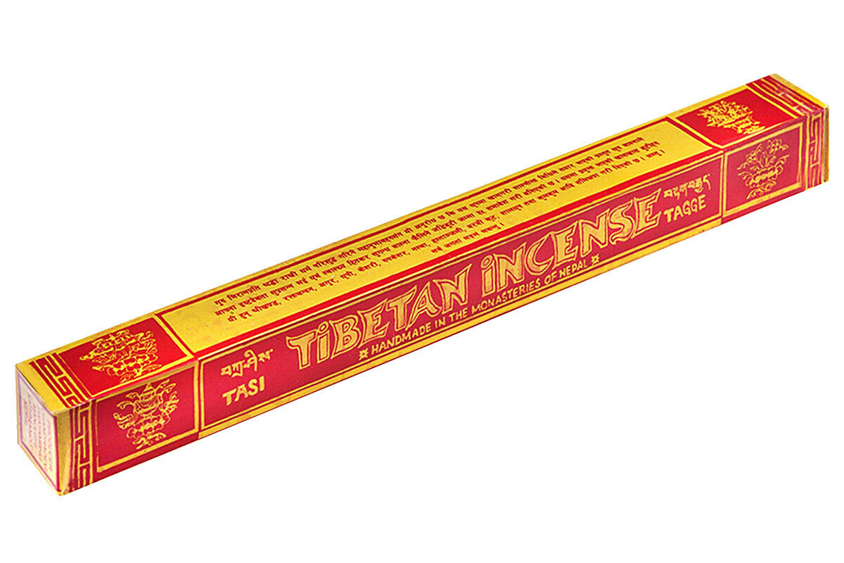 TIBETAN INCENSE (Монастырские тибетские благовония ручной работы, 30 см.), Tasi Tagge, уп. 44 шт.