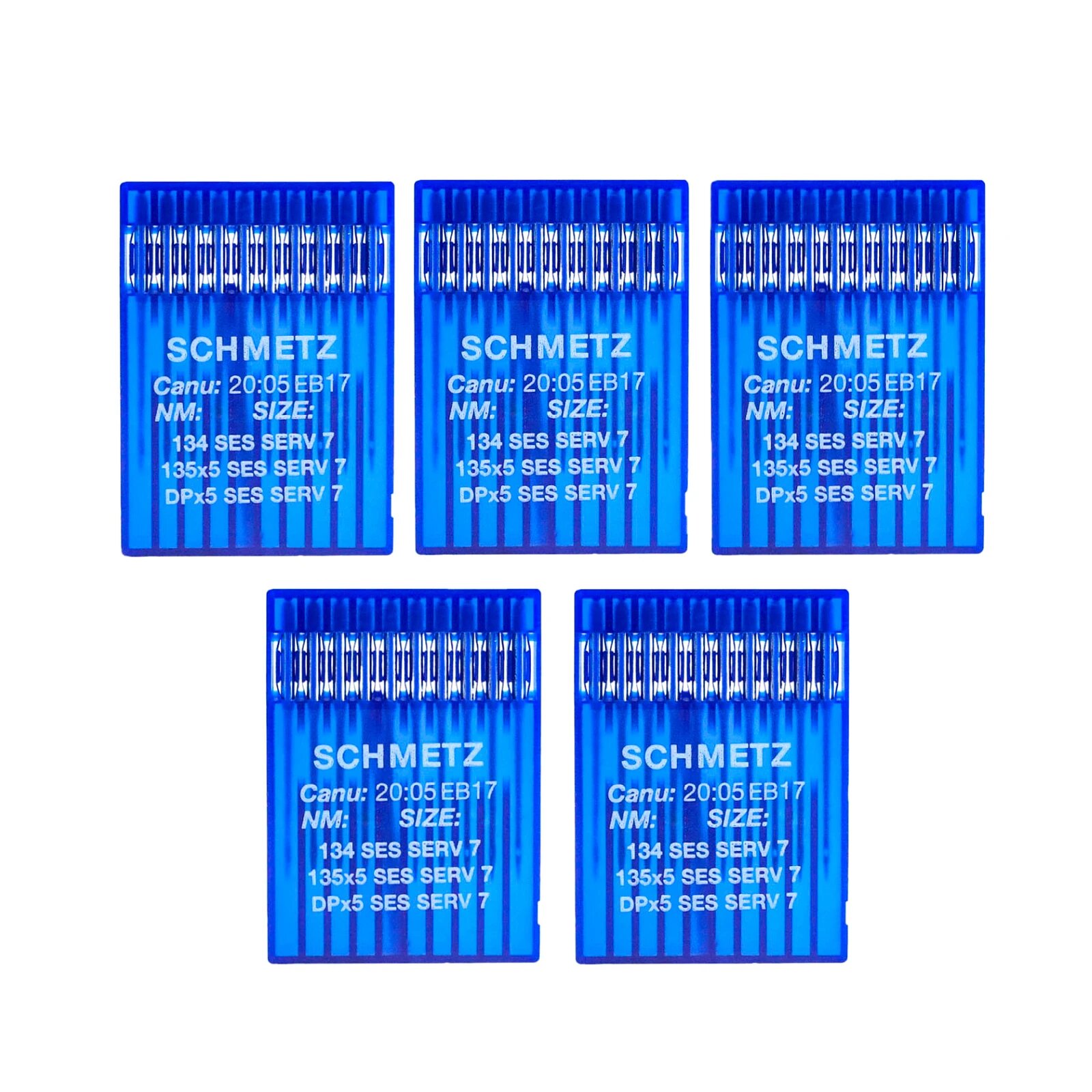 Швейные иглы Schmetz DPX5 SERV 7 50 шт. Size 16 - 100