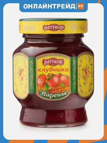 Изображение товара Варенье Ратибор "Клубника" 360 г