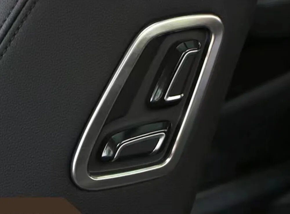 Рамка для кнопки регулировки сиденья VW Passat B8 2017-2023, Silver