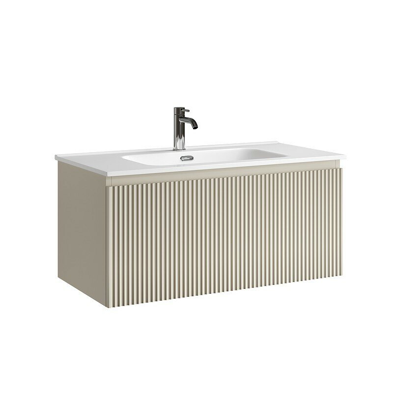 Тумба под раковину Sancos Snob R 1.0 90 SNR1.090CE подвесная цвет Beige Soft