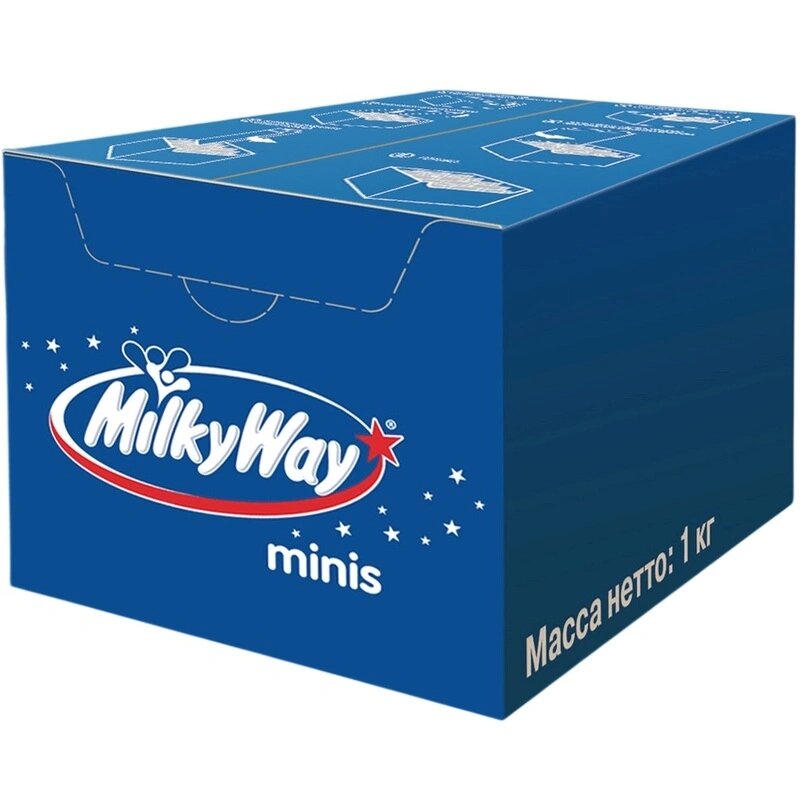 Шоколадный батончик Milky Way Minis, 1кг