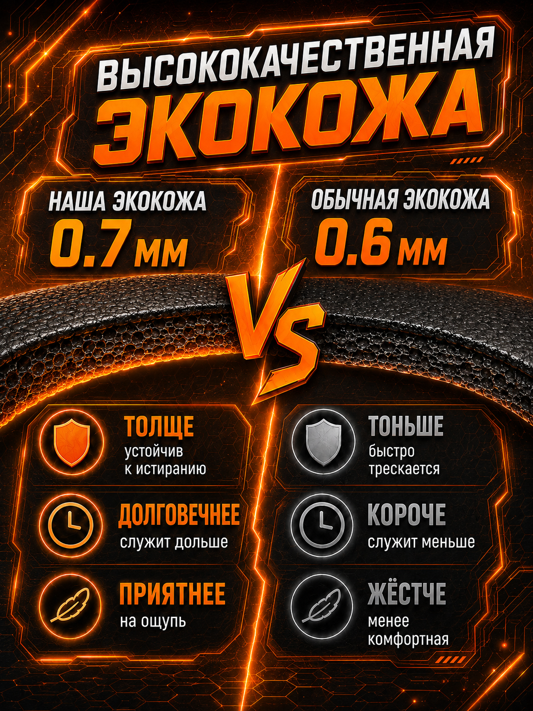 Кресло компьютерное, игровое кресло, из экокожи, с подставкой для ног, две подушки, черно-белое — фото 1