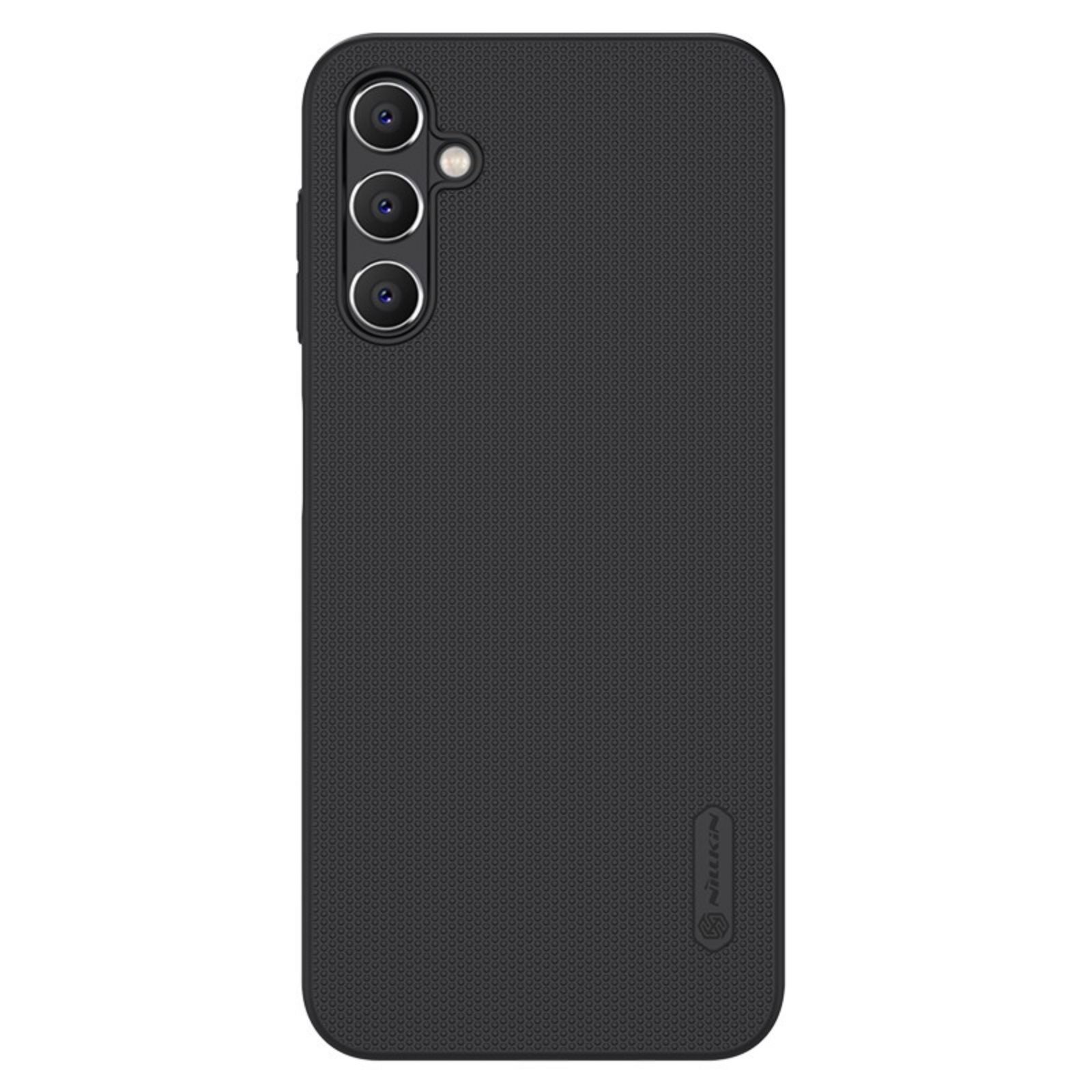 Тонкий жесткий чехол черного цвета от Nillkin для Samsung Galaxy A14 5G, серия Super Frosted Shield