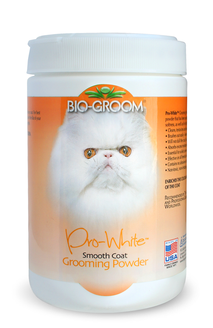 Bio-Groom Pro-White Smooth Coat мягкая пудра для шерсти, 170 г