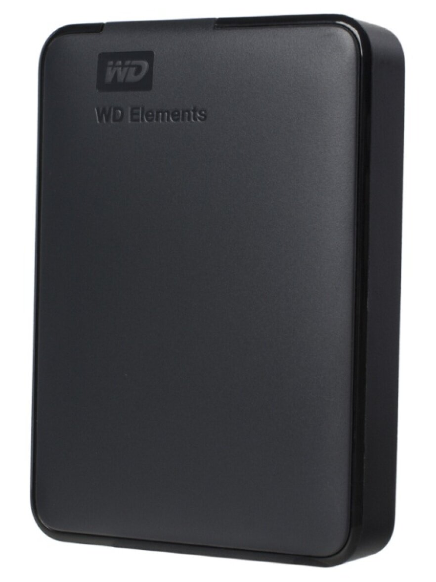 Внешний жесткий диск Western Digital WD Elements Portable, 4 ТБ, USB 3.0 (WDBU6Y0040BBK-WESN) черный — фото 1
