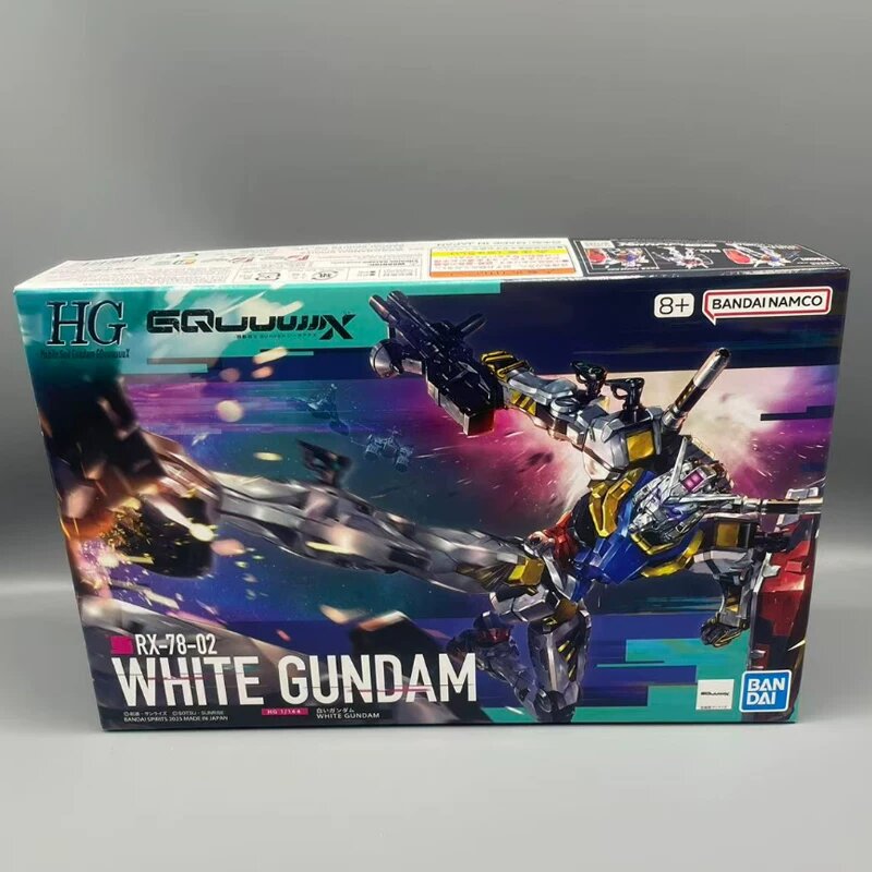 Bandai HG 1/144 Белый Гандам Сборная пластиковая модель, официальный масштаб, модельный номер 69189