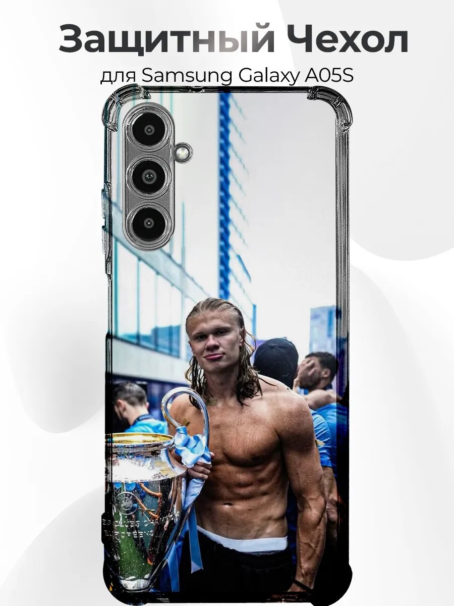 Чехол на Samsung A05S Haaland викинг кубок