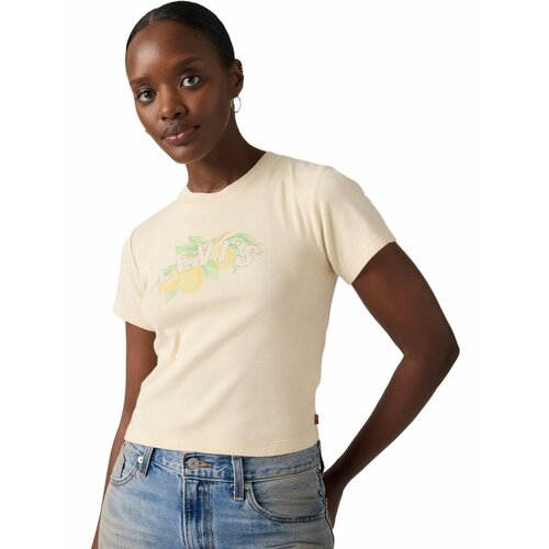 фото Футболка levi's women essential sporty tee, размер m, желтый