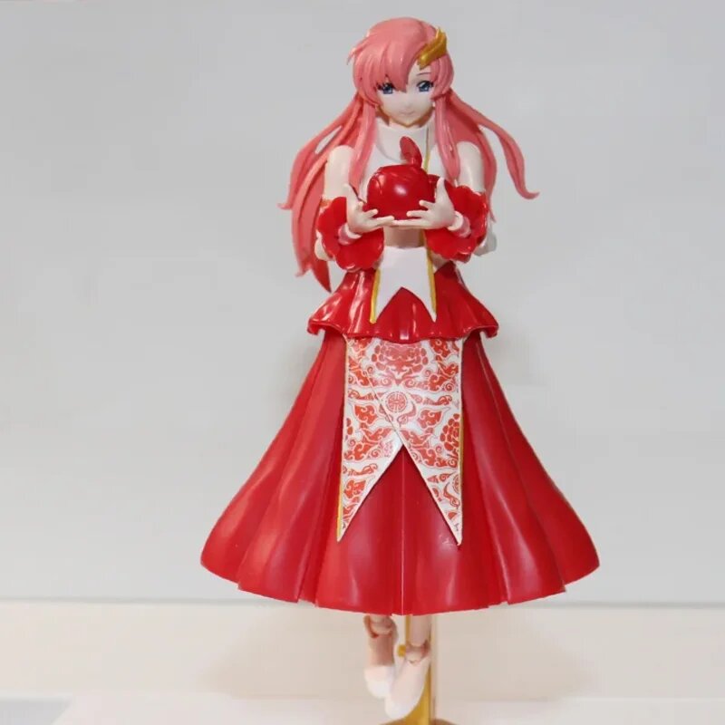 Фигурка Lacus Clyne в красном платье, Bandai Figure Rise Standard