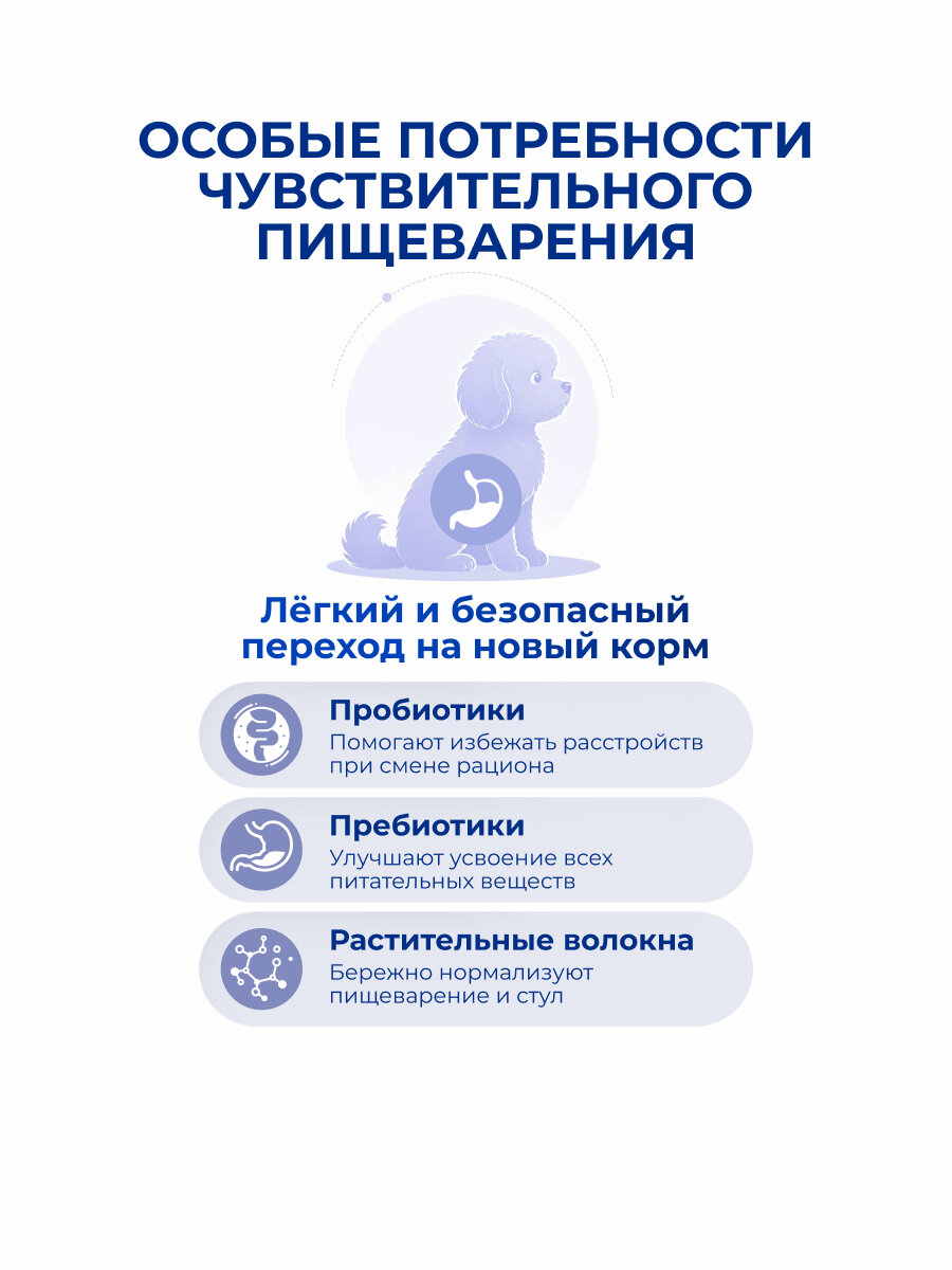 Сухой корм Jarvi полнорационный для взрослых собак мелких пород с чувствительным пищеварением с ягненком, 800 г — фото 1