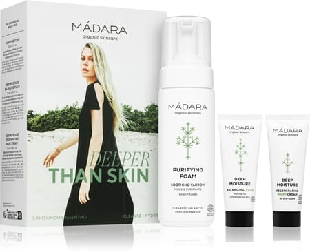 Средство для умывания MADARA Deeper Than Skin Skincare Essential Set, набор из 3 средств