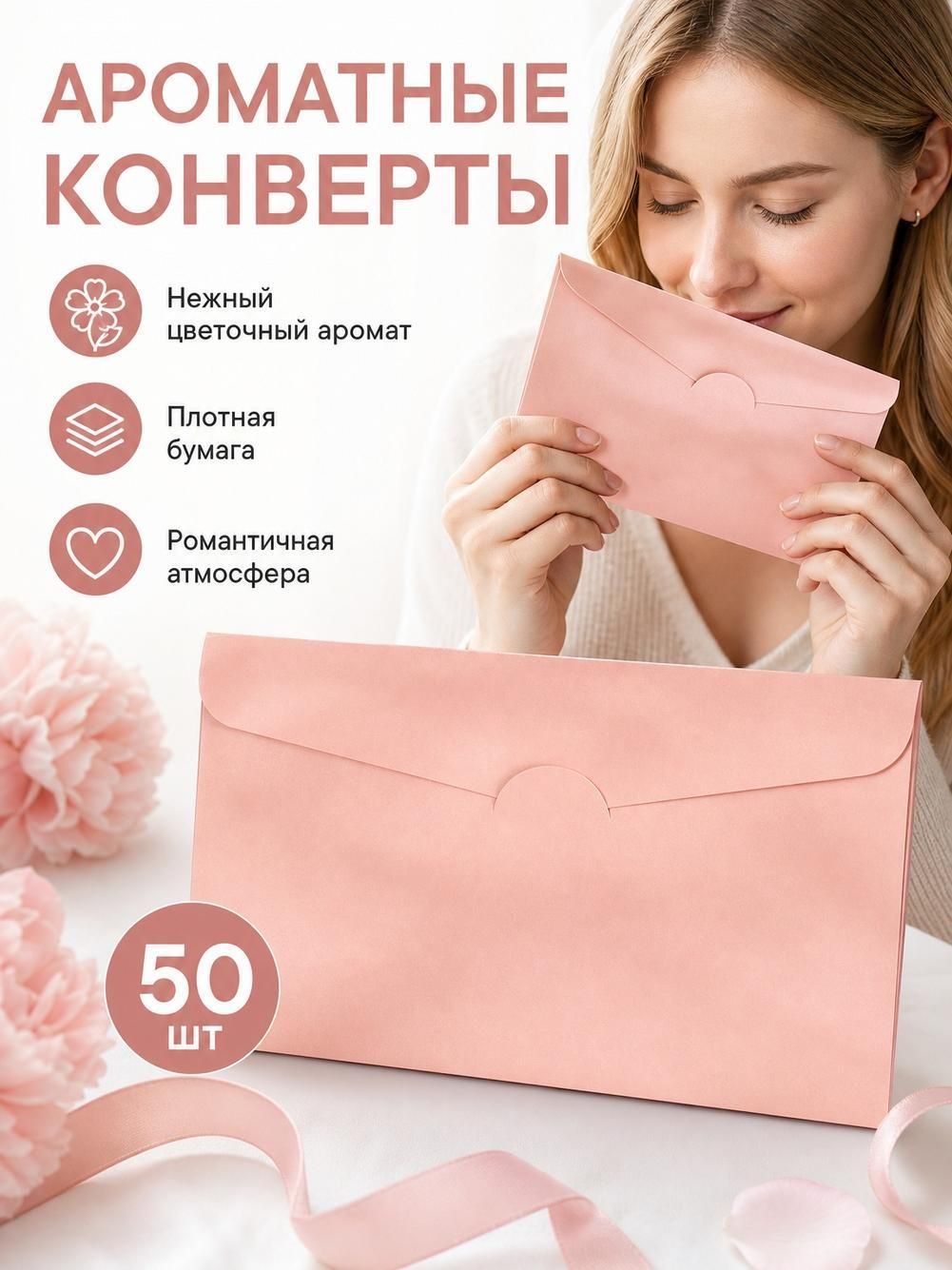 Новые конверты, цветные пустые пригласительные, праздничные романтические открытки