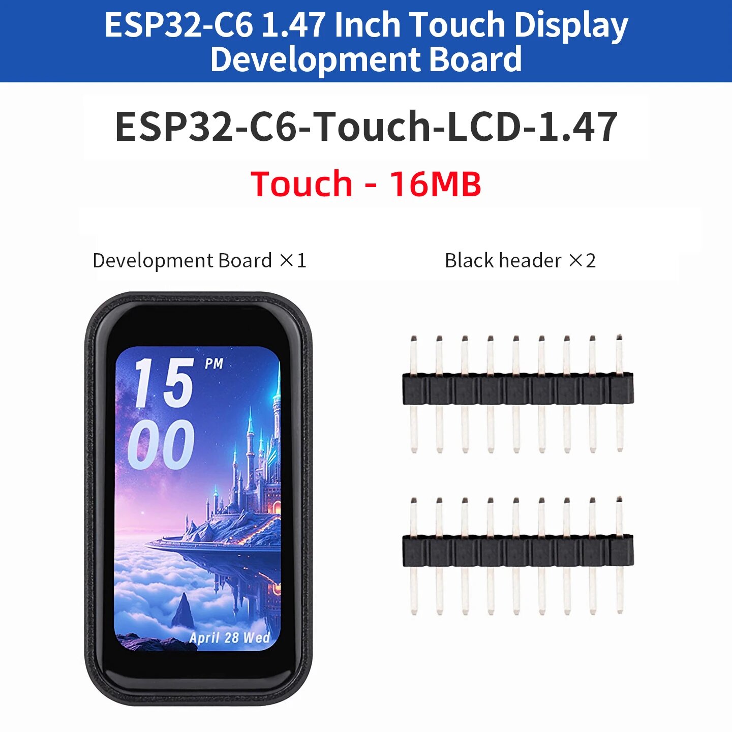 ESP32-C6 1.47" ЖК-экран C6-1.47-Touch