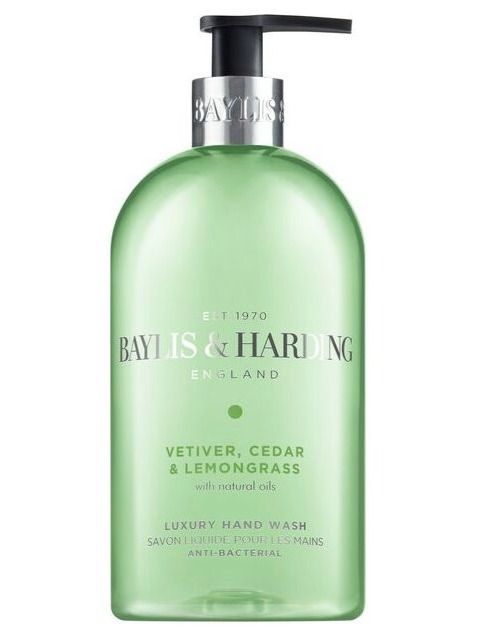 Жидкое мыло Baylis & Harding Vetiver, Cedar & Lemongrass Anti-Bacterial Hand Wash для рук, 500 мл