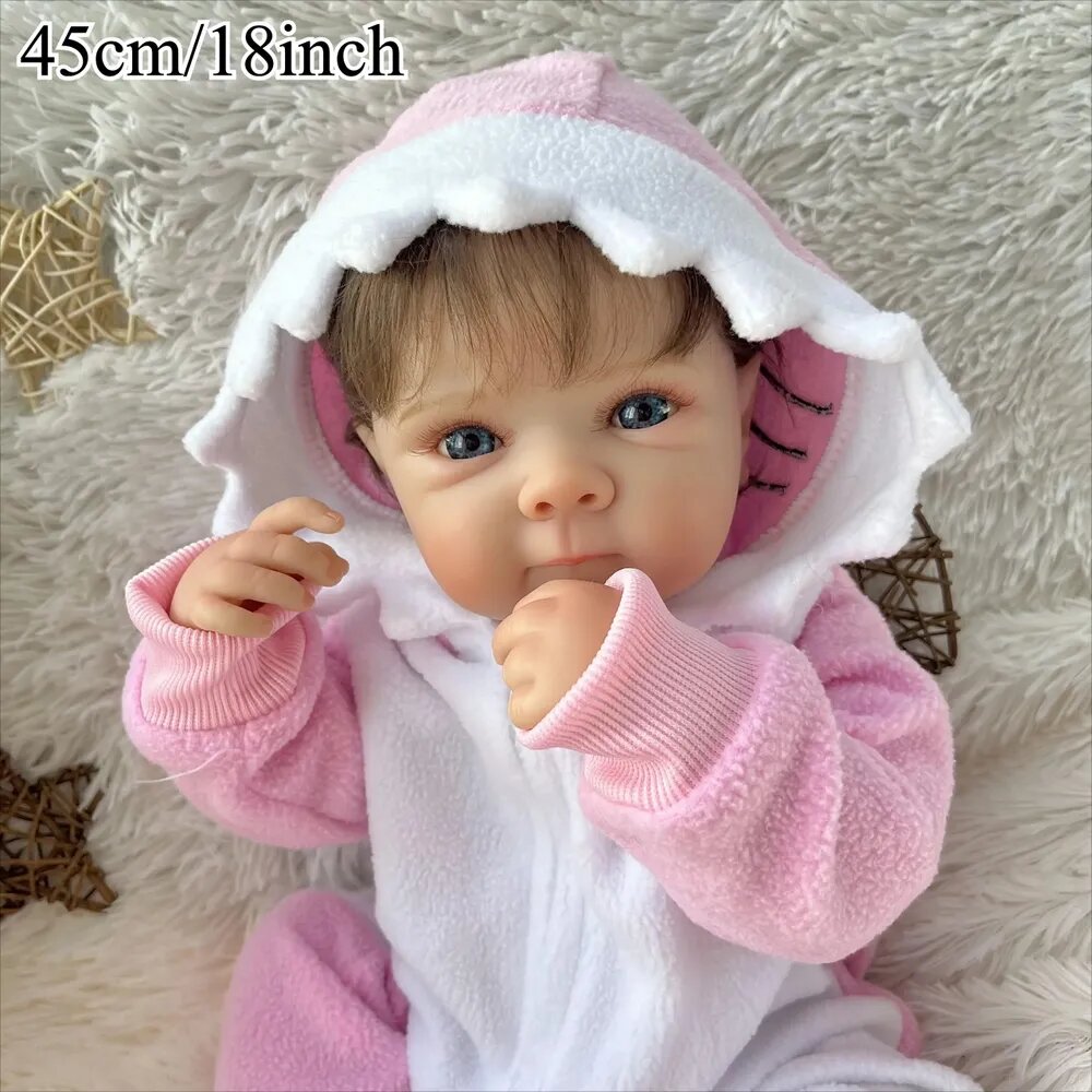 BZDOLL Кукла реборн Игрушки 45CM Кукла из мягкой ткани
