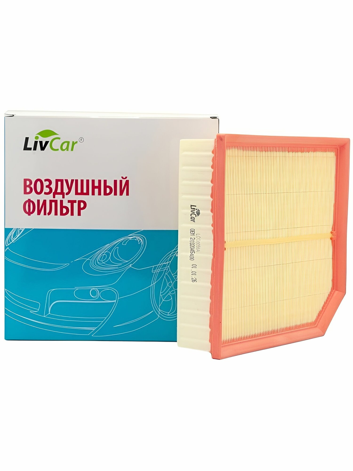 Фильтр воздушный LivCar OEM 2032045400 GEELY