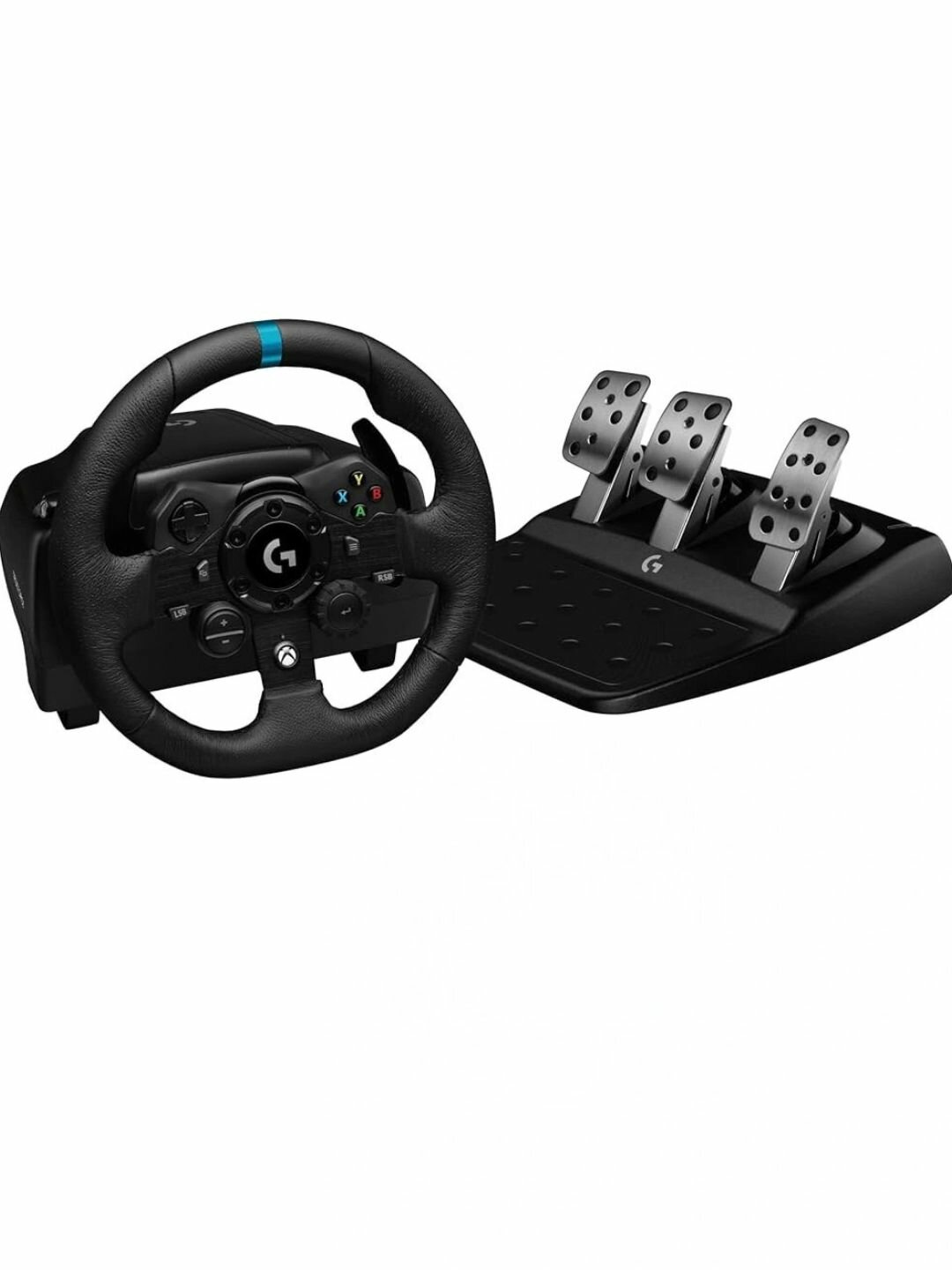 Игровой руль Logitech G923, для PS4/PC, с педальным блоком, TrueForce