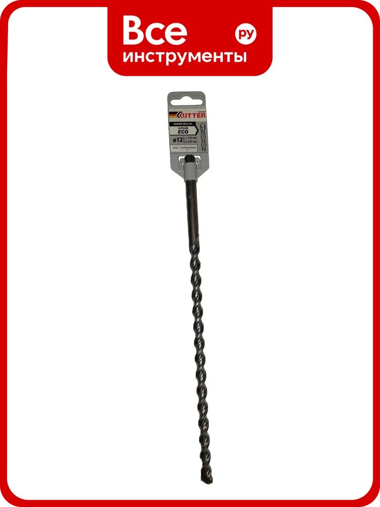 Бур 12 х 250/310 W-напайка SDS+ Eco 2-plus RITTER PS10212310